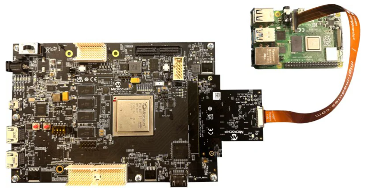 Schaltungsanordnung - Microchip Technology VIDEO-DC-MIPITX CSI-2 MIPI-Übertragung FMC Karte
